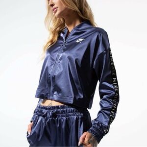 Nike Air Women's Satin Track Jacket Bomber